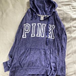 Brand Pink, purple hoodie, very light weight, size S